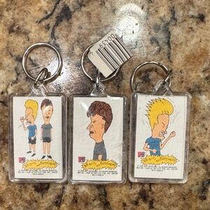 Beavis and Butthead keychain lot Vintage original 1993